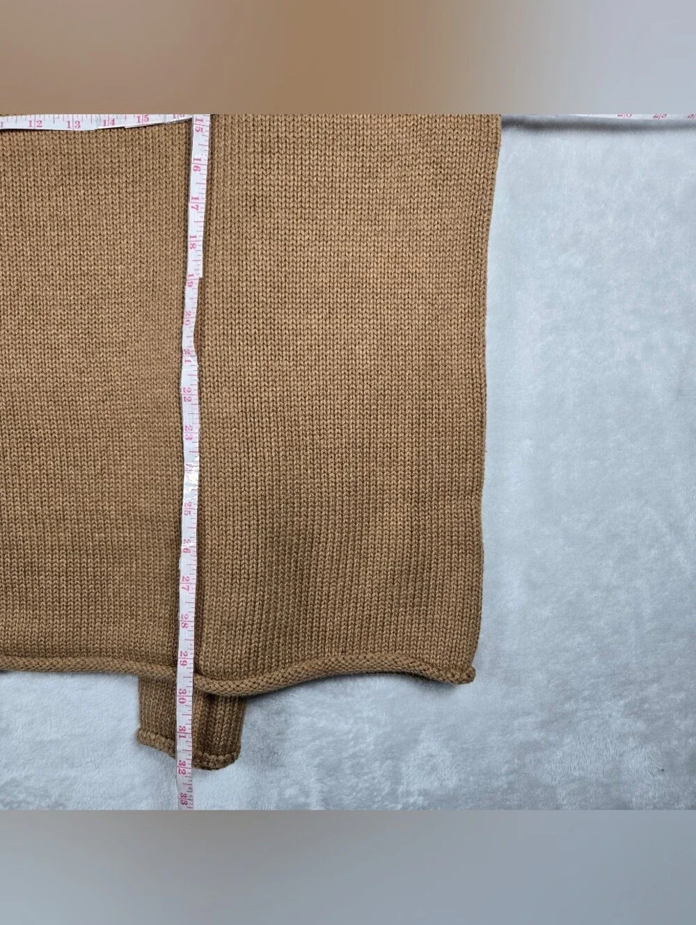 J Crew 1988 Rollneck Sweater Mens XL Dark Khaki Tan Cotton Solid NWT Minimalist
